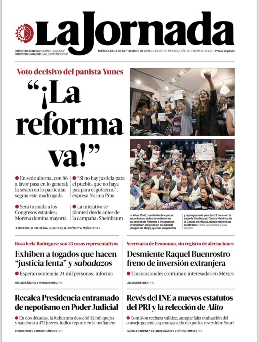 anaguizarv's tweet image. El poder del pueblo. 

#LaReformaAlPoderJudicialVa 👏🏻🇲🇽