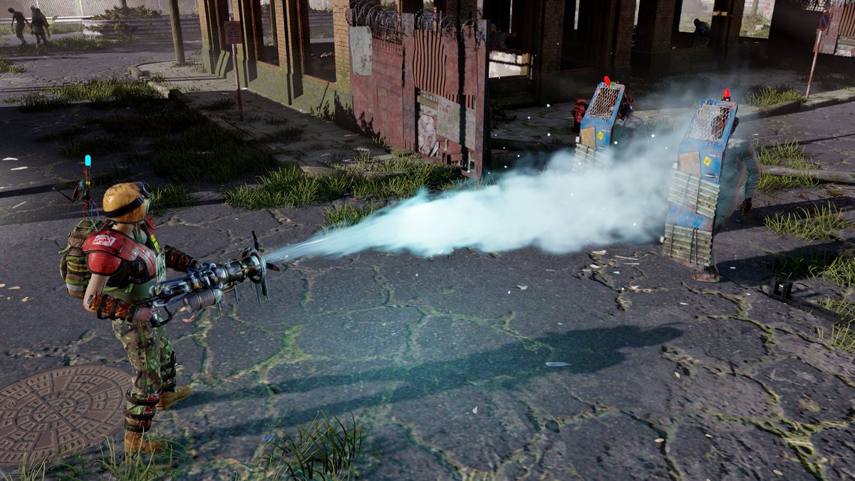 ParadiZeProject's tweet image. You won&apos;t need a super suit to stop the zombie virus in its tracks! 

Dish out the cold with our latest in zombie freezing and snow cone making weaponry, the Snowthrower ❄️