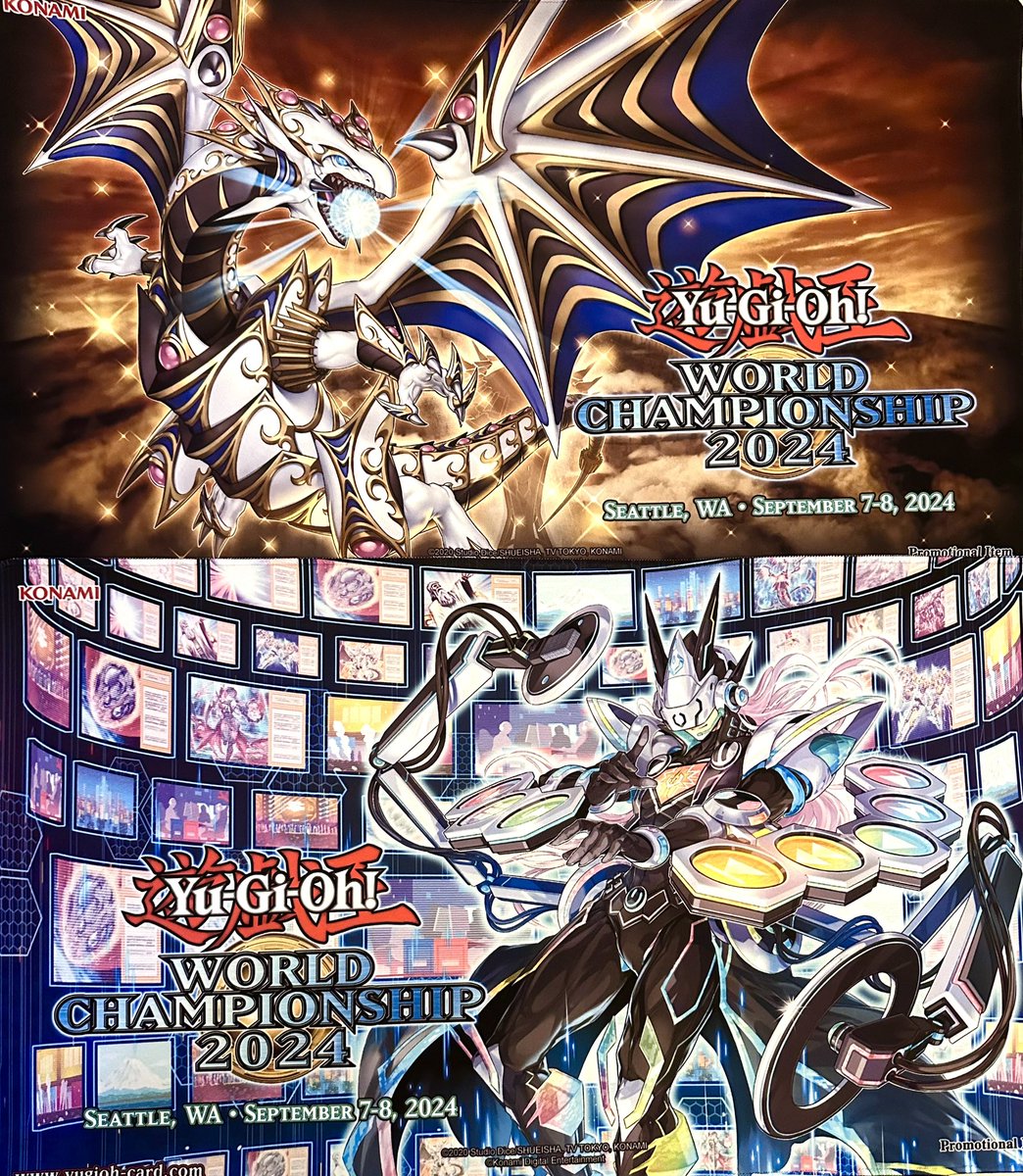 Look how beautiful these playmats look!
#YGOWCS2024 
Do you like them?