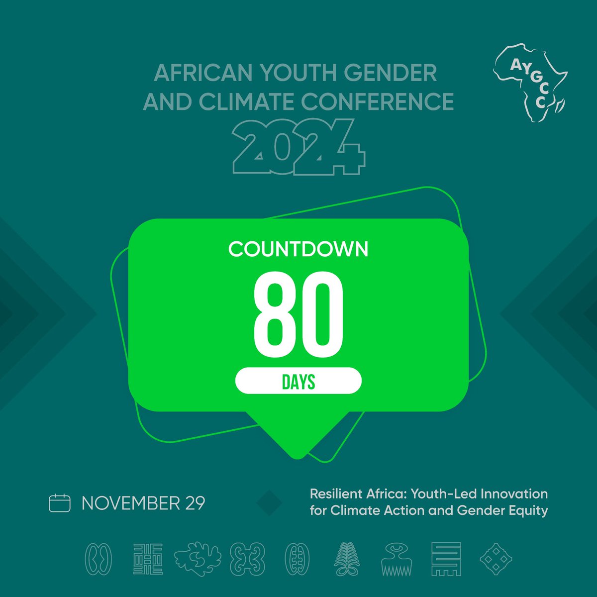 aygcc_'s tweet image. Join us in shaping a climate-resilient Africa through youth-led innovation! 

Register: bit.ly/Register-AYGCC…

For more details: +233 (0)247161465/ Info@anijieglobalfoundation.org.

#AYGCC #AYGCC2024 #AnijieGlobalFoundation #genderequality #cop29 #ClimateAction #GenderEquity
