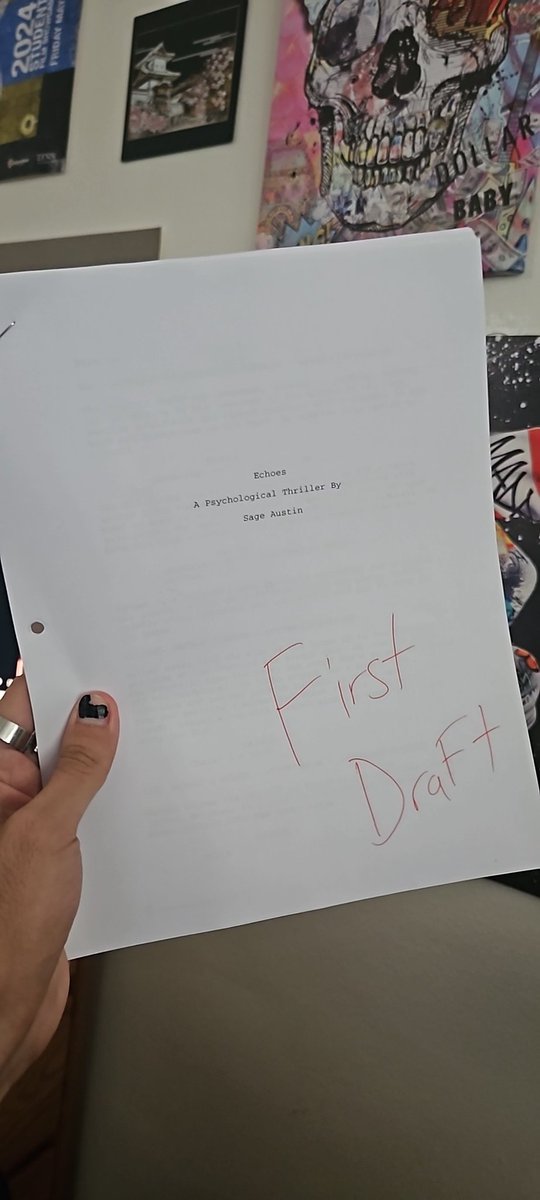 Super excited for this one....something I've never tried before!

We start production next month!