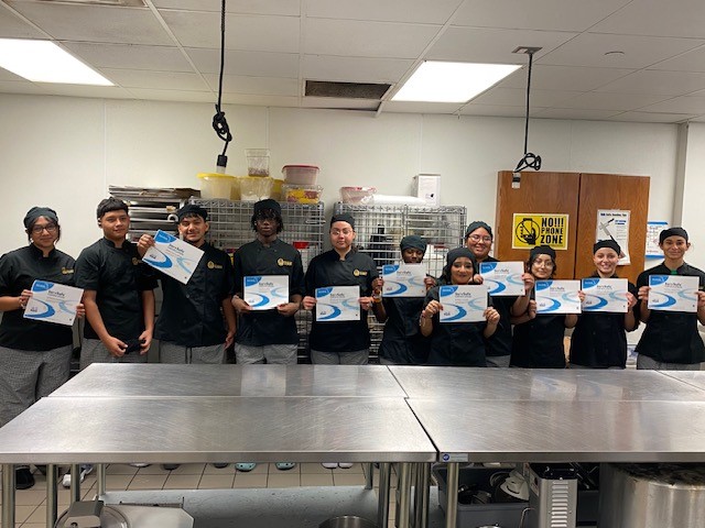 MsJaegle (@jaeglems) on Twitter photo Our first round of industry based certificates for the 2024/2025 school year have been earned! HUGE shout out to Chef Malloy and his 1st period Advanced Culinary students on their new ServSafe Manager Certificates! <a href="/IrvingHigh/">Irving High School</a> CTE is killing it in CCMR! <a href="/iisdCTE/">Irving ISD CTE</a> Our first round of industry based certificates for the 2024/2025 school year have been earned! HUGE shout out to Chef Malloy and his 1st period Advanced Culinary students on their new ServSafe Manager Certificates! <a href="/IrvingHigh/">Irving High School</a> CTE is killing it in CCMR! <a href="/iisdCTE/">Irving ISD CTE</a>