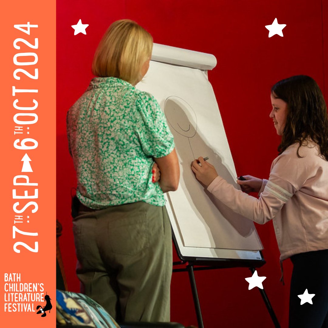 Have a go at being an illustrator and bring your ideas to life. ✏️ Book now for #KidsLitFest24 bathfestivals.org.uk/childrens-lite… <a href="/waterstonesbath/">Waterstones Bath</a> @visitbath <a href="/bathboxoffice/">Bath Box Office</a> @scalaradiouk @visitwestuk @totalbath @theforumbath @bathbid @bathspauni