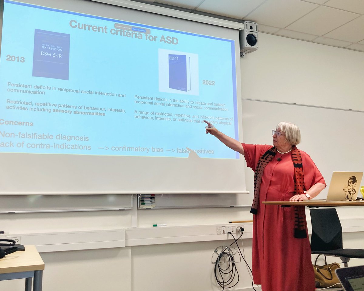TrupthiKR's tweet image. “A crisis in the diagnosis of Autism Spectrum Conditions" - A thought provoking talk by Uta Frith at IMC yesterday.
@utafrith @interact_minds
