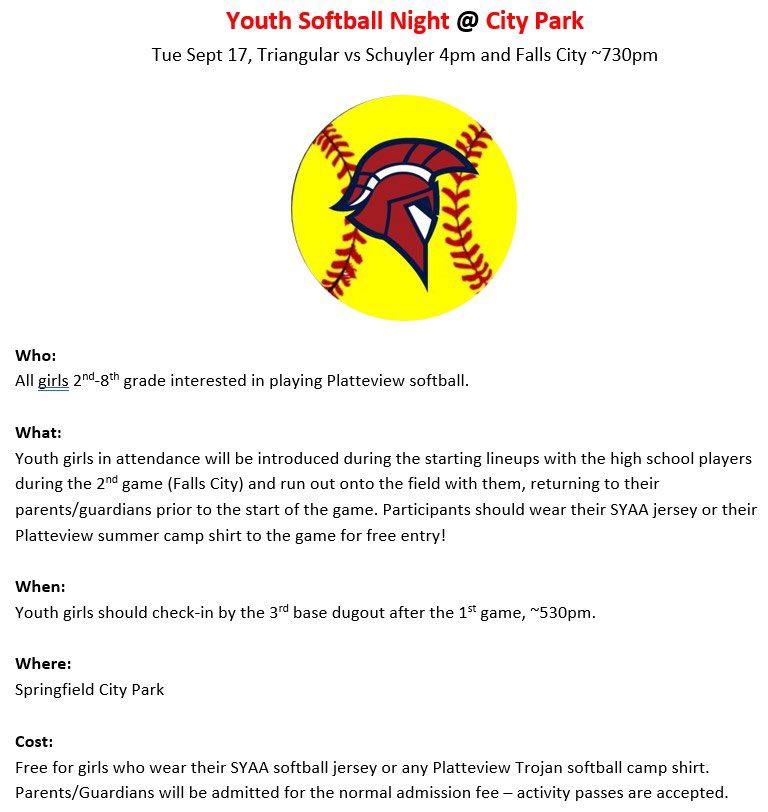 Platteview Softball tweet media