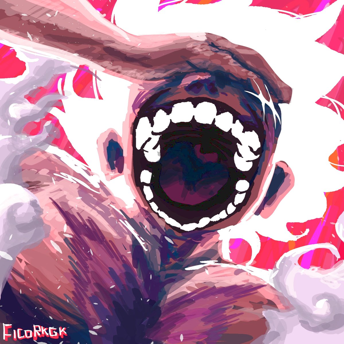 Fico_Rakugaki's tweet photo. I think i might like gear 5 luffy https://t.co/GpQItCkkbI