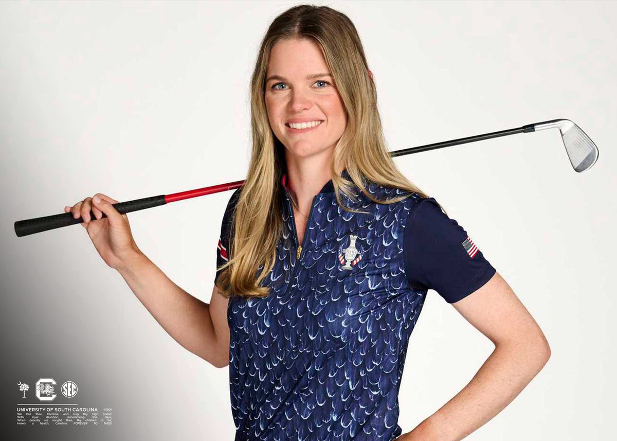 GamecockWGolf's tweet photo. Excited to watch @sarahschmelly ball out this week for @SolheimCupUSA. 🦅🇺🇸🤙

📸 >> @LPGA

#ProGolfcocks🐔⛳️ // #ForeverToThee https://t.co/ushDiCCBnC