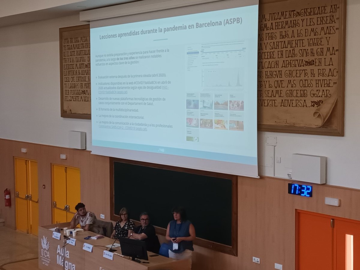 Marco Cornejo Ovalle🚭 (@cornejovalle) on Twitter photo Gloria Pérez de @salutpublicabcn presenta Plan de la Ciudad de Barcelona <a href="/bcn_ajuntament/">Ajuntament de Barcelona</a> Preparación y Respuesta para hacer frente a futuras pandemias. #sindemia #SEECádiz24 #SEE2024. XLII Reunión Anual <a href="/seepidemiologia/">SEE</a> #Cádiz <a href="/univcadiz/">Universidad de Cádiz</a> #aprendizajes #personasclaves #equidad Gloria Pérez de @salutpublicabcn presenta Plan de la Ciudad de Barcelona <a href="/bcn_ajuntament/">Ajuntament de Barcelona</a> Preparación y Respuesta para hacer frente a futuras pandemias. #sindemia #SEECádiz24 #SEE2024. XLII Reunión Anual <a href="/seepidemiologia/">SEE</a> #Cádiz <a href="/univcadiz/">Universidad de Cádiz</a> #aprendizajes #personasclaves #equidad