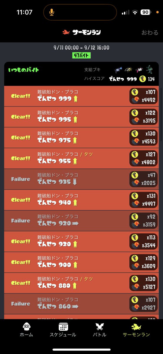 遊戲兩週年後終於全圖康工啦
300 -> 700 野團5miss
700 -> 999 揪團4miss
感謝月卡 阿西 老晟 黑米 安娜帶飛陪打，終於拿到蛋籠！
也感謝加油團，終於可以蛋雕破船了（歡呼