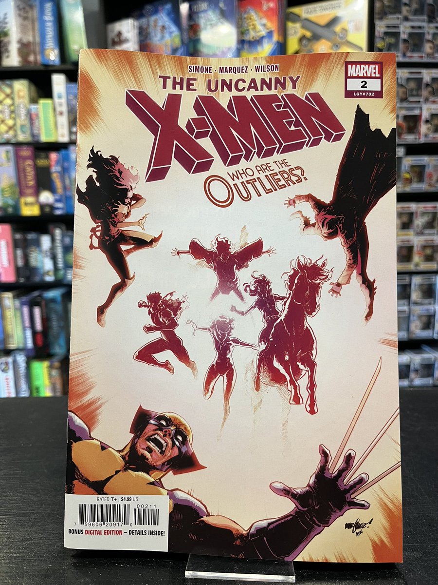PeeblesComics's tweet photo. Shelf copies of this weeks new titles available in store and online now! The hotly anticipated Wolverine #1 is here as well as Uncanny X-Men plus the trade paperback collected Ultimate Spider-Man volume 1 by Jonathan Hickman

https://t.co/TuuTRL2B5P https://t.co/o8vs4U5nnS