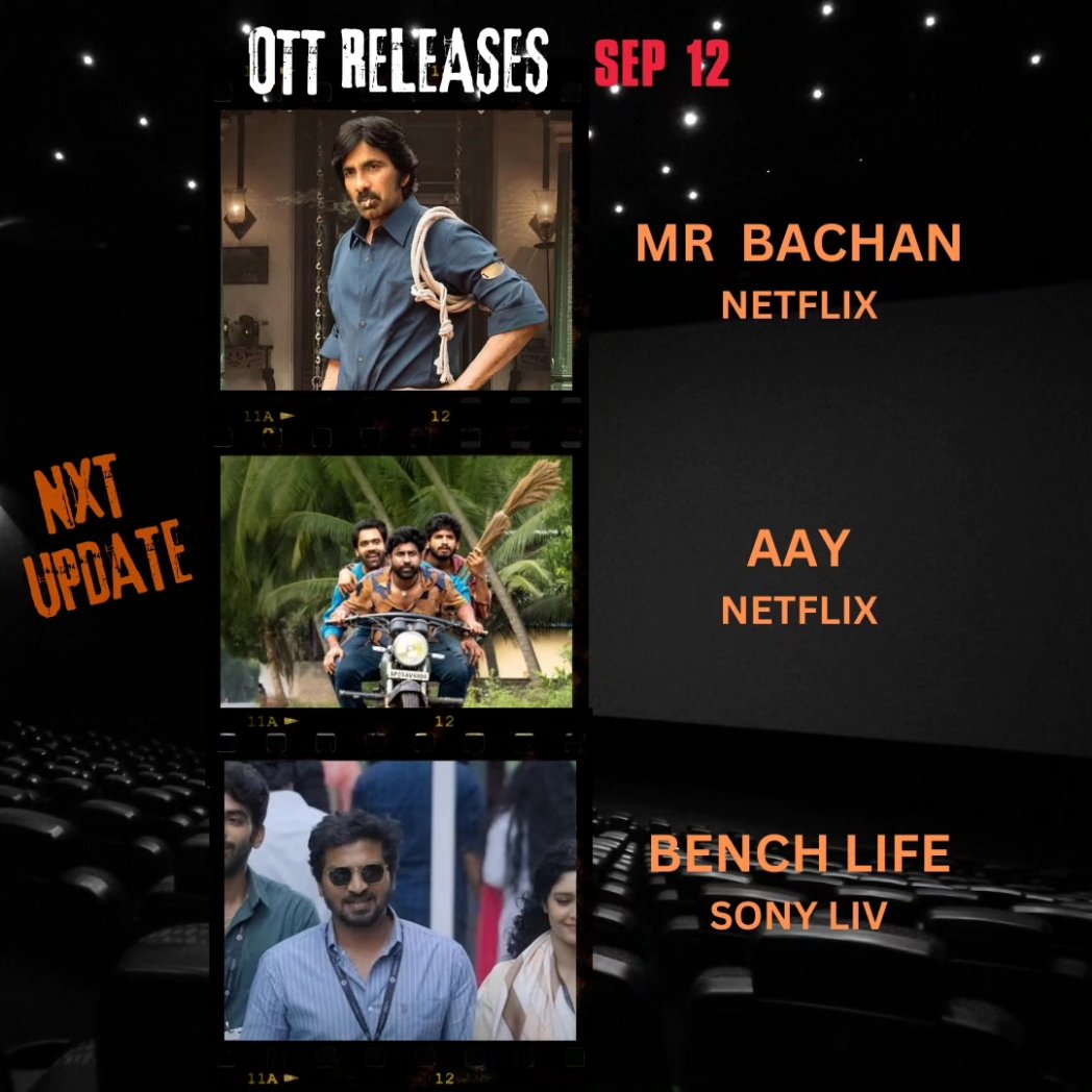 thenxtupdate's tweet photo. Sep 12 &amp;13 OTT RELEASE 
#ottnews #Devara #DevaraOnSep27th #tamil #netflix #AmazonPrime https://t.co/H29XlNhXep