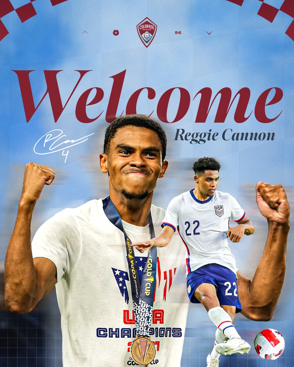OFFICIAL: The club has signed Reggie Cannon to a three-and-a-half-year contract through the 2027 season.

Welcome to the Rocky Mountains, <a href="/ReggieCannon15/">Reggie Cannon</a>🏔️

📰» rapids96.com/Cannon

#Rapids96