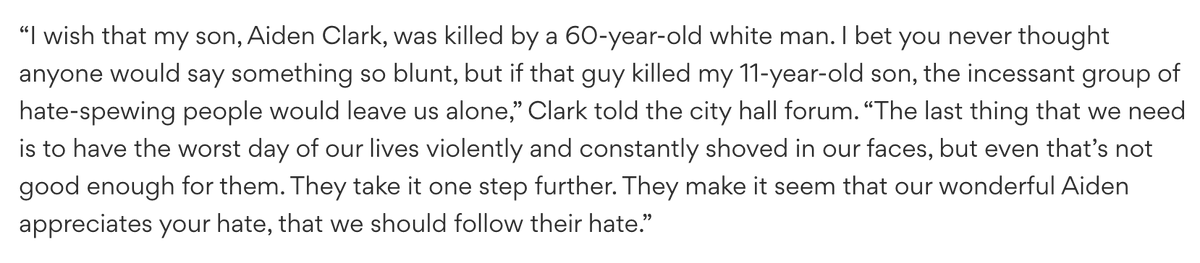 samstein's tweet photo. Aiden Clark’s dad begs Springfield, politicians: Stop using son to hate Haitians

https://t.co/mSbIMjrdwW https://t.co/1LaVzIph8l