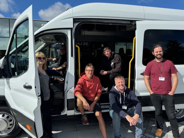 WeAreRSR's tweet photo. Some of the team getting ready to head off from the office to take on their toughest challenge to date, Hadrian’s Wall 86 mile walk in support of @willenhospice 
There's still time to help us reach our target:
https://t.co/PNHDGJJnc4 https://t.co/kJo6NCwBzz