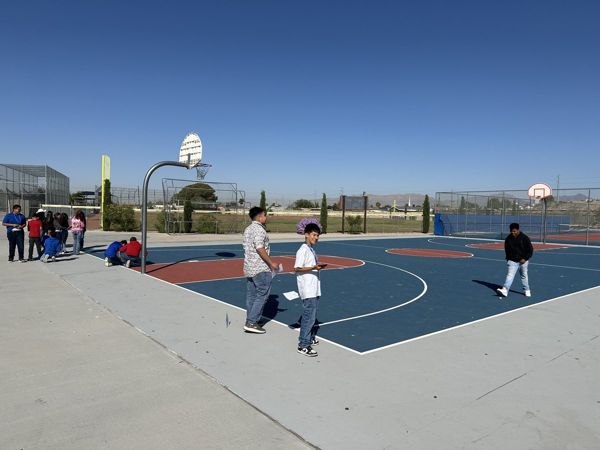 What better way to learn speed than to get up and move around some. Taking times and distances from the courts and transferring them into calculations on paper <a href="/LNieto_BAMS/">Luis Nieto</a> <a href="/BAMS_GLopez/">Gabriel Lopez</a> <a href="/Bsanchez_BAMS/">Bernadette Sanchez</a> <a href="/PJohnson_BAMS/">Paula Johnson</a>