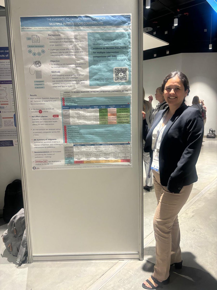 CochraneIberoamerica (@cochraneiberoam) on Twitter photo <a href="/JessicaBeltranP/">Jessica Beltran</a> nos comparte su póster “The evidence-to-decision framework for multiple intervention comparisons” <a href="/JessicaBeltranP/">Jessica Beltran</a> nos comparte su póster “The evidence-to-decision framework for multiple intervention comparisons”