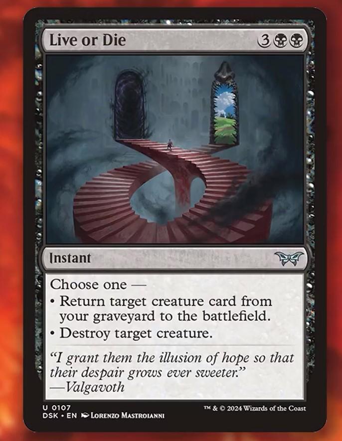 manatrust's tweet image. Fai la tua scelta 🤫

#mtgduskmourn #mtgspoiler
