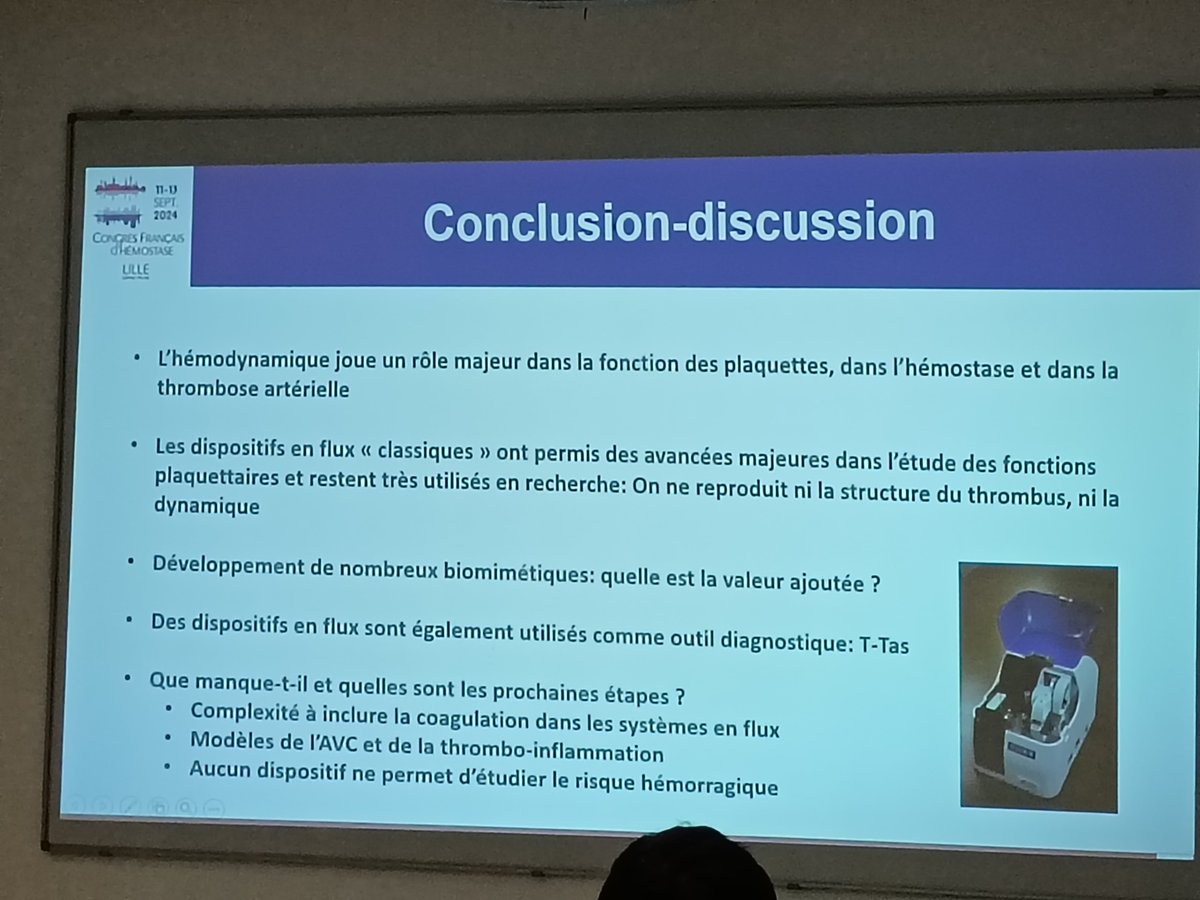 Masterclass sur les modèles de flux en hémostase avec Pierre Mangin ! #CFH2024 <a href="/cfh/">CFH</a>
