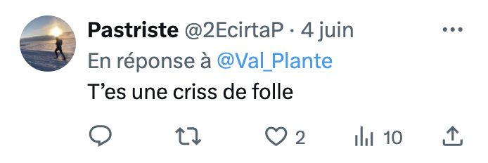 Depuis des mois, les commentaires sur X sont dominés par les insultes, au point où j’ai décidé de fermer cette section.

Certains peuvent croire qu’il existe un droit fondamental à traiter une personne de « conne » ou de « bitch » et à normaliser la violence en ligne. Ce n’est