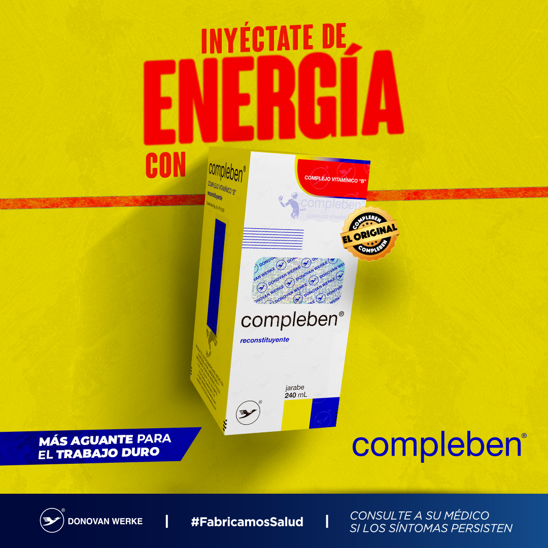 donovan_werke's tweet photo. Si te cuesta arrancar con la jornada...
💥 Inyéctate de energía con Compleben® 💪​
¡No dejes que el cansancio te detenga!​
​
#MásAguanteParaElTrabajoDuro #Compleben #DonovanWerke

@Donovan_Werke 
#FabricamosSalud https://t.co/dAsogRVShj