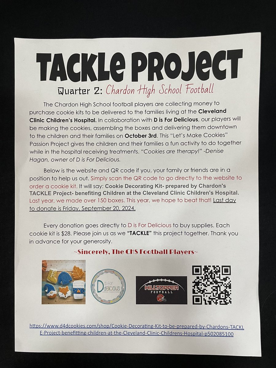 Beckett Dotson (@dotsonbeckett) on Twitter photo Can you help us meet our goal to donate 150 boxes this year. Please help support us and the children and the Cleveland Clinic Children’s hospital <a href="/topperfb/">Chardon Hilltopper Football</a> <a href="/ChardonHS/">Chardon High School</a> <a href="/toppernation/">CHS Athletics™</a> <a href="/chardon_crazies/">THE Chardon Crazies</a> <a href="/CityofChardon/">City of Chardon</a> Can you help us meet our goal to donate 150 boxes this year. Please help support us and the children and the Cleveland Clinic Children’s hospital <a href="/topperfb/">Chardon Hilltopper Football</a> <a href="/ChardonHS/">Chardon High School</a> <a href="/toppernation/">CHS Athletics™</a> <a href="/chardon_crazies/">THE Chardon Crazies</a> <a href="/CityofChardon/">City of Chardon</a>