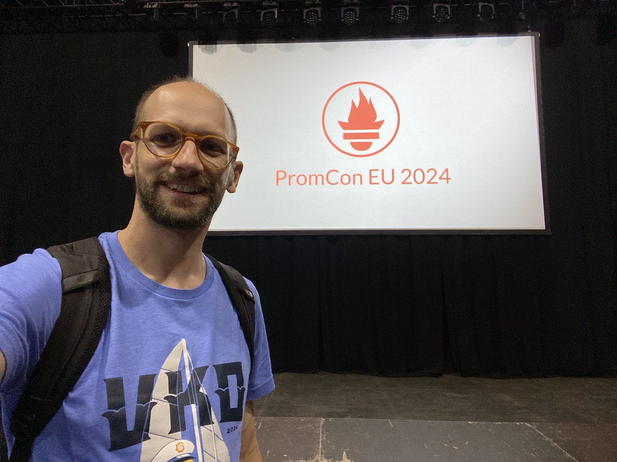 I’m super hyped to be presenting at PromCon with <a href="/PrometheusIO/">PrometheusMonitoring</a> tomorrow! My first ever conference talk- nervous but excited
