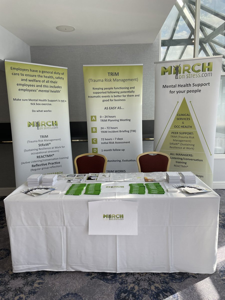 Ready to go and looking forward to meeting delegates at the #nhsohnetworkconference <a href="/NHSOHNetwork/">NHS Health at Work Network</a> <a href="/MarchonStress/">March on Stress</a> <a href="/ProfNGreenberg/">Professor Neil Greenberg</a>