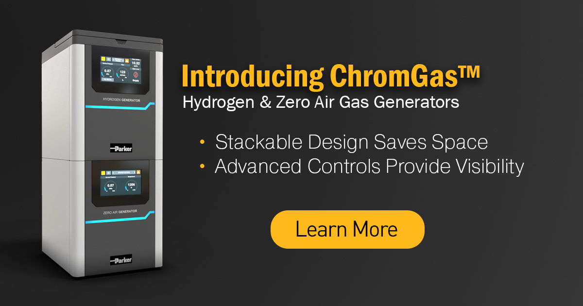 ParkerFilters's tweet image. Built with Parker ingenuity, the ChromGas™ Gas Generator&apos;s stackable design frees up lab space and, with its new advanced touchscreen, provides performance control and visibility. 

Learn More: prker.co/4bt7t2e

#GasChromatography #ZeroAirGasGenerator #HydrogenGenerator