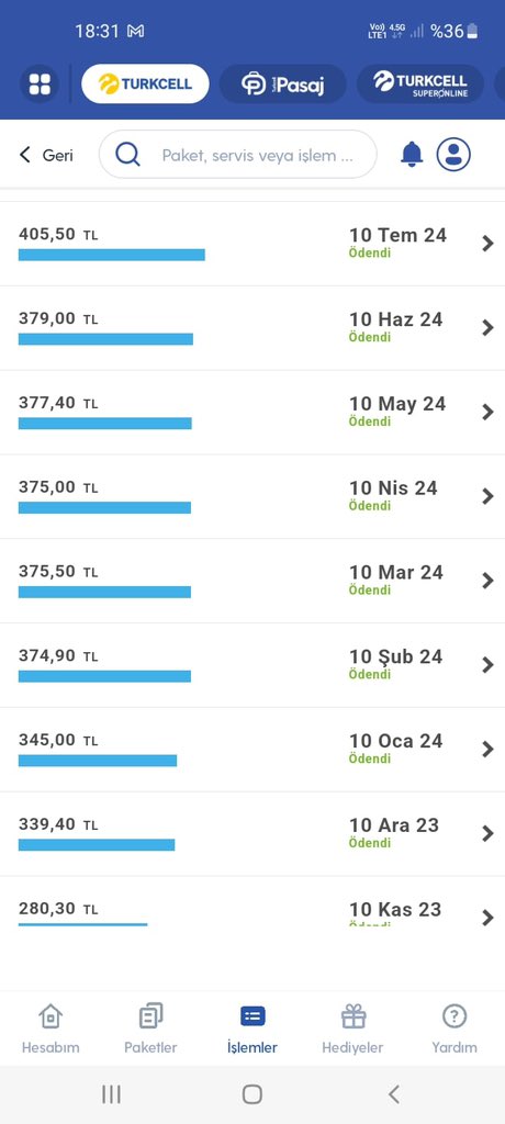 Buna iletişim denemez, bu artık soygunculuk ! Ki pakette aşım falan da yok. Daha kaç lira zam gelecek onu da bilmiyoruz 😡 <a href="/Turkcell/">TURKCELL</a> <a href="/TurkcellHizmet/">TURKCELL Müşteri Hiz</a> <a href="/GlobalBilgi/">Global Bilgi</a>