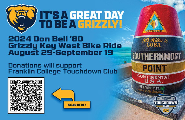We are almost half way to our goal of raising 25k! Please continue to support Don Bell '80 on his bike ride journey from Indiana to Key West, FL!  #GrizSquad #BuildingChampions tinyurl.com/DB-Ride-24