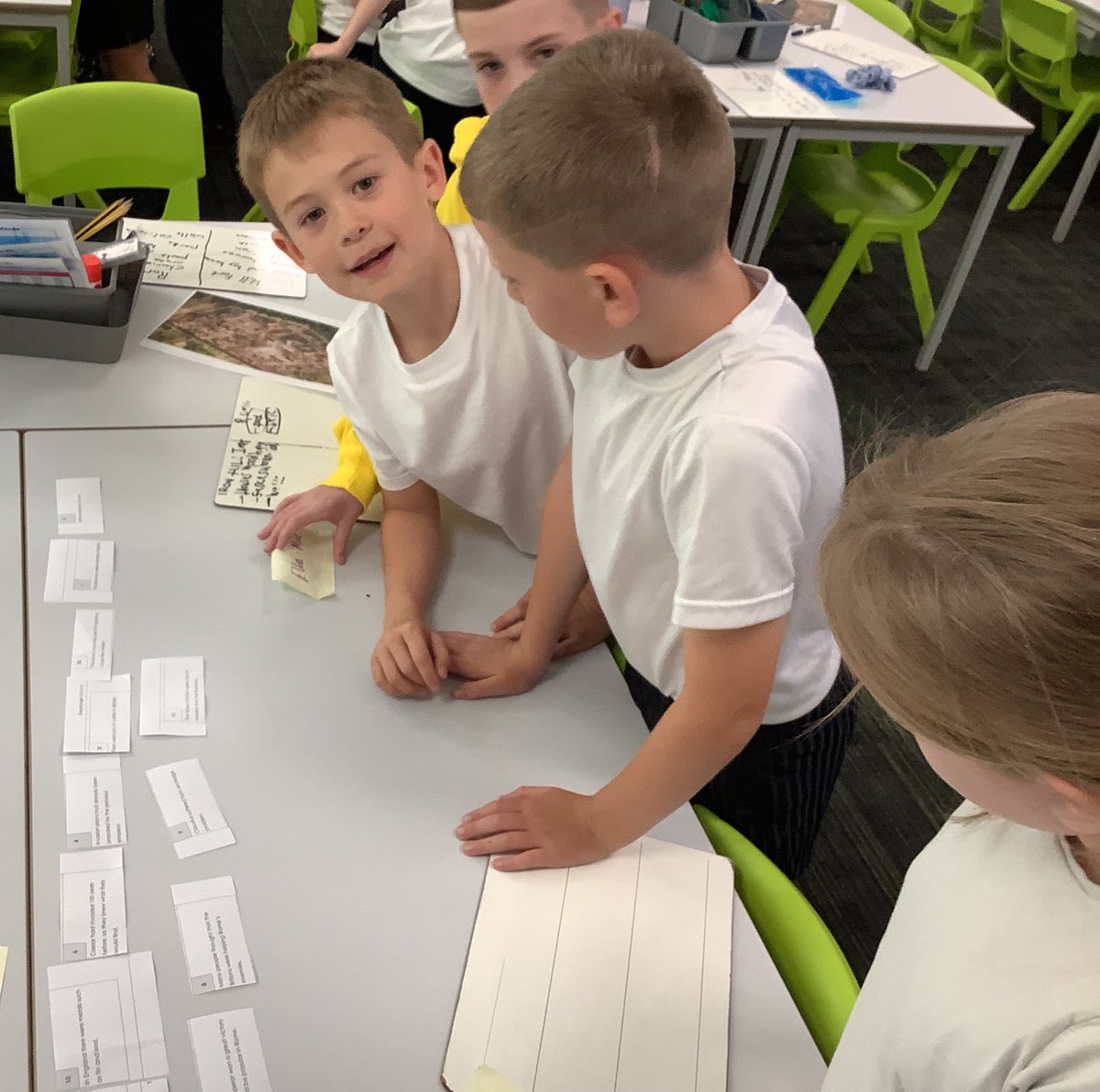 westheathprim's tweet photo. In #WHPSHistory #WHPSClass9 have started to look at the Romans! Last week we looked at why and when the Romans invaded Britain. This week we learnt why they were successful. We were celts who had spotted the Romans for the first time and had to report back what we had seen! https://t.co/u0IHMbaN12