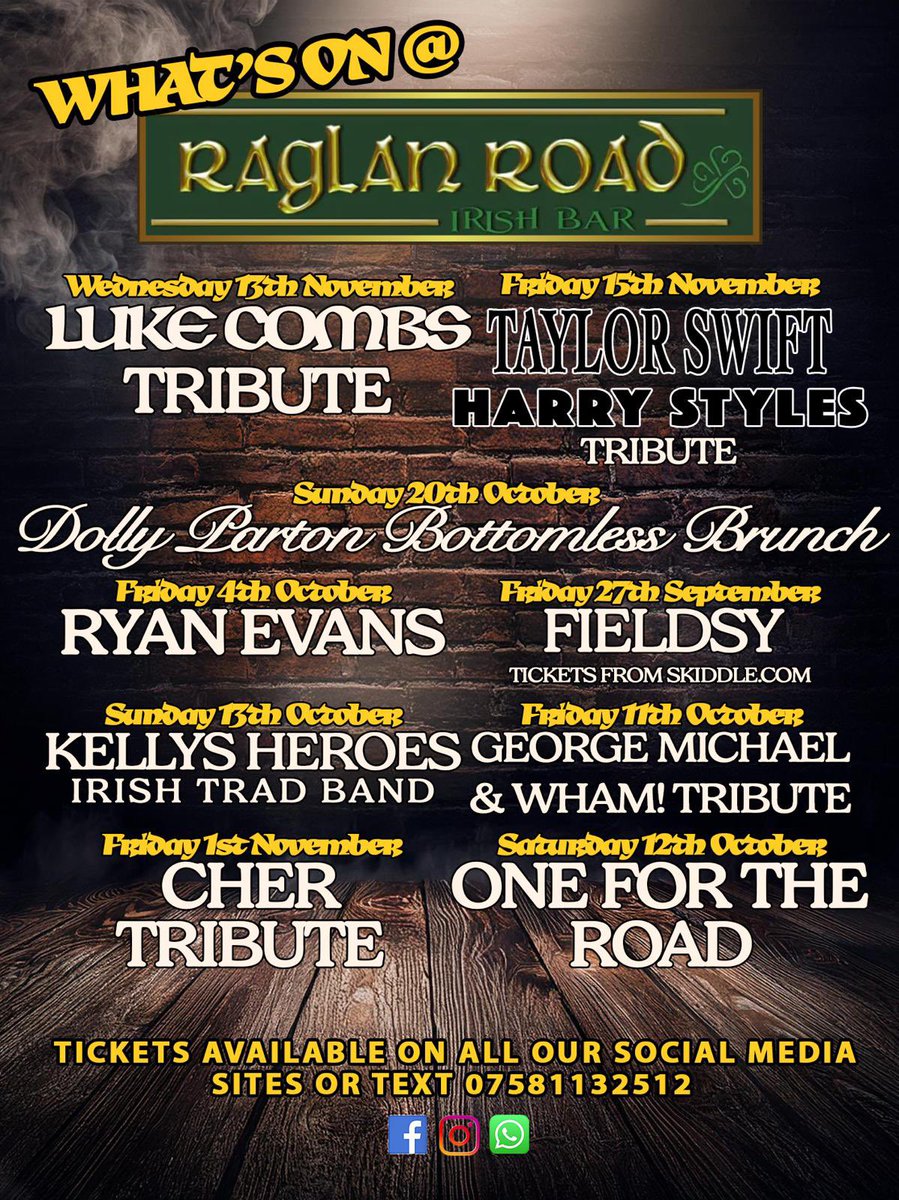 Raglan Road Irish Bar (@raglanroaduk) on Twitter photo Some big music events here in #Nottingham at <a href="/raglanroaduk/">Raglan Road Irish Bar</a> with live music over next few months <a href="/lukecombs/">Luke Combs 🎤</a> tribute night <a href="/DollyParton/">Dolly Parton</a> tribute brunch #Students #Irishbar #irishpub #livemusic #sportsbar Some big music events here in #Nottingham at <a href="/raglanroaduk/">Raglan Road Irish Bar</a> with live music over next few months <a href="/lukecombs/">Luke Combs 🎤</a> tribute night <a href="/DollyParton/">Dolly Parton</a> tribute brunch #Students #Irishbar #irishpub #livemusic #sportsbar
