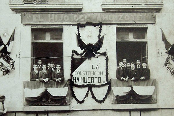 5 de febrero de 1903.

Regresamos antes de la revolución mexicana y damos vida nuevamente a Porfirio Díaz.

No cabe duda que la historia tiende a repetirse.