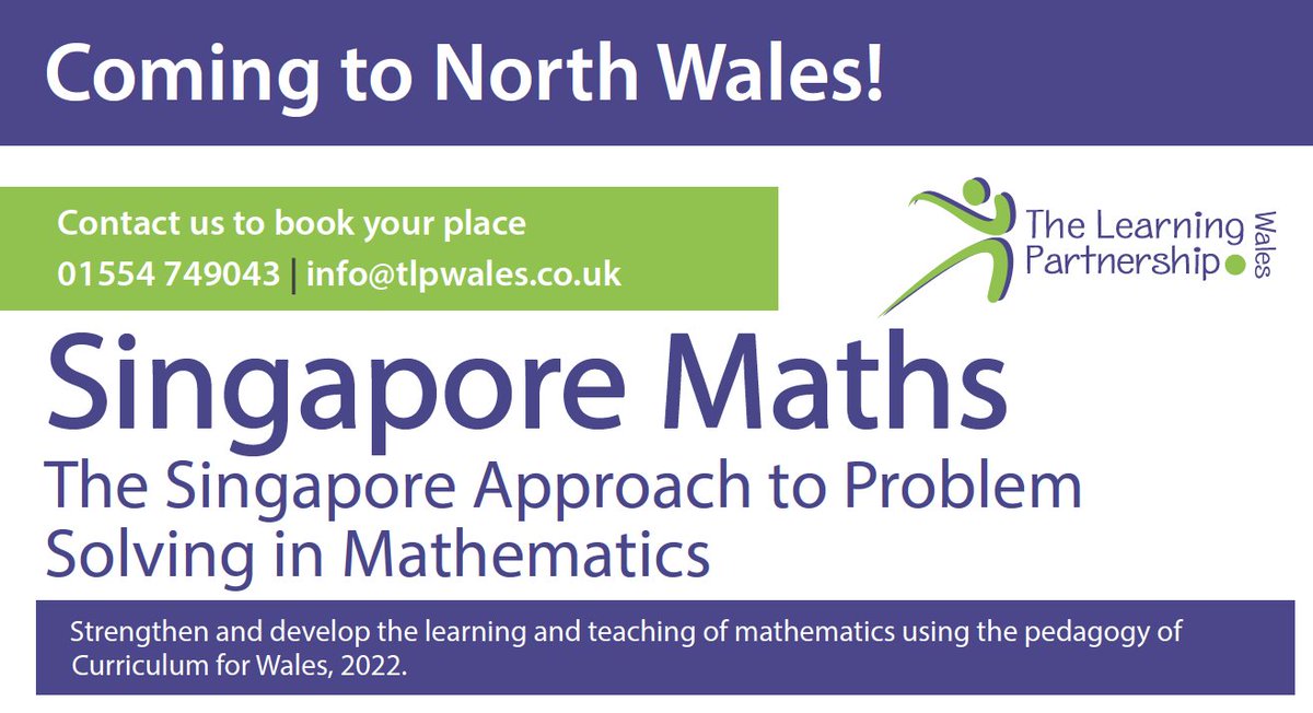 An excellent response today to our 2 day course in North Wales with <a href="/ban_har/">Yeap Ban Har</a> Don't miss out on this fantastic opportunity to hear and learn from one of the best in the world on #Mathematical problem solving. Book early to avoid disappointment. tlpwales.co.uk/coming-to-nort…