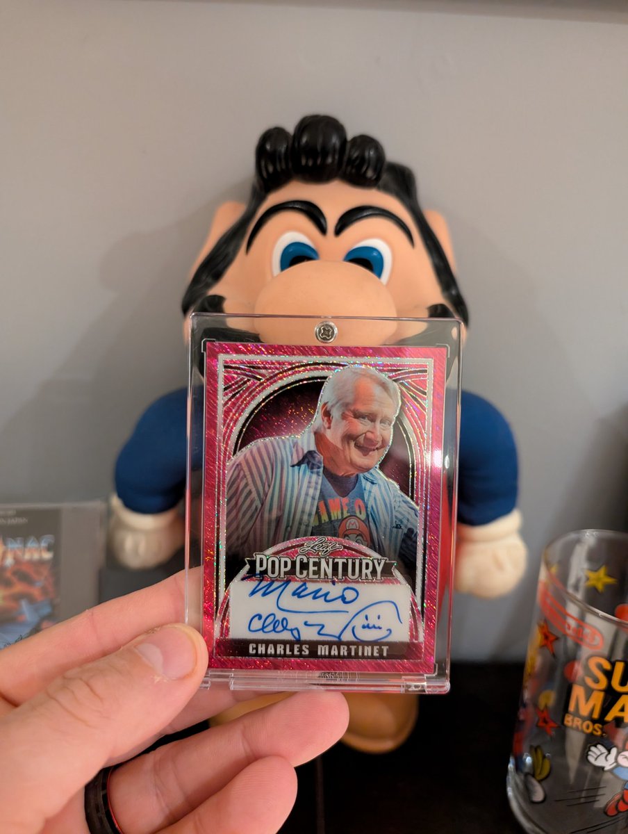 While I may not have gotten it myself this is a cool piece for the collection.  Thanks to my friend RW and if course <a href="/CharlesMartinet/">Charles Martinet</a>
#charlesmartinet #itsamemario #retrocollector #retrogamer