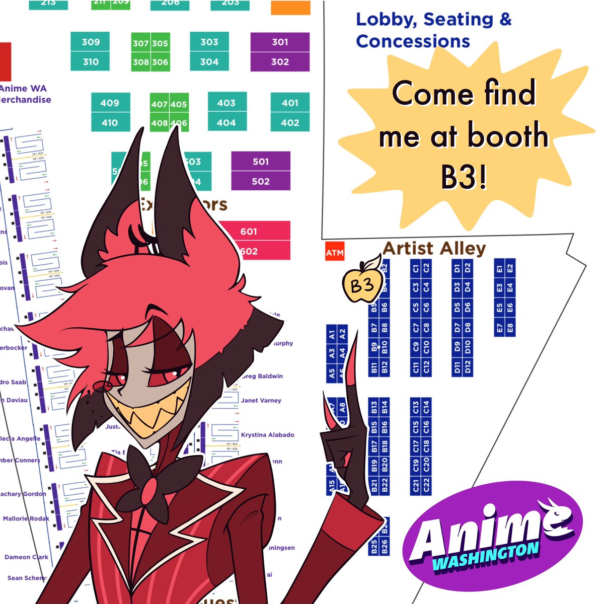 AimaDuragon's tweet photo. Come find me at artist alley booth B3 this weekend at Anime Washington in Spokane! 
#artistalley #animeconvention https://t.co/VR27RYQMbl