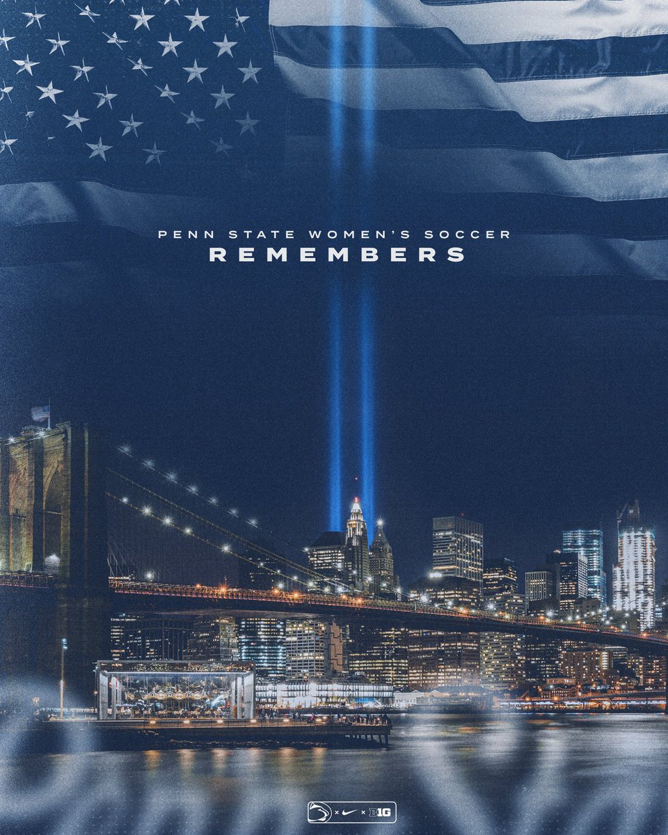 Today, we are united in our remembrance of a tragedy that touched the lives of all Americans. 

Penn State women’s soccer will never forget those we lost, and we will always remember the resolve of our nation in the aftermath of the horrific events of September 11, 2001.

#WeAre