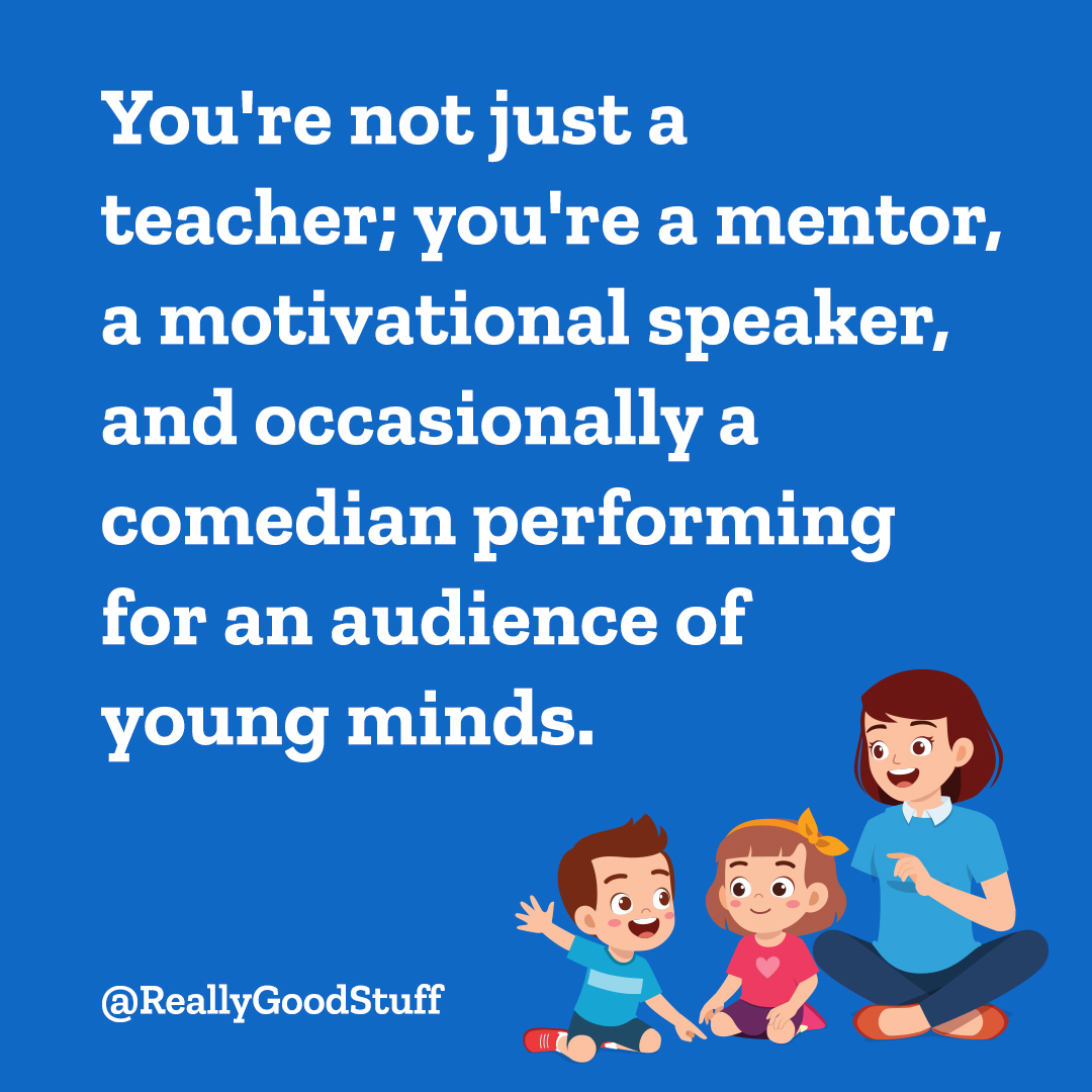 You are so much more than just a teacher 💙
