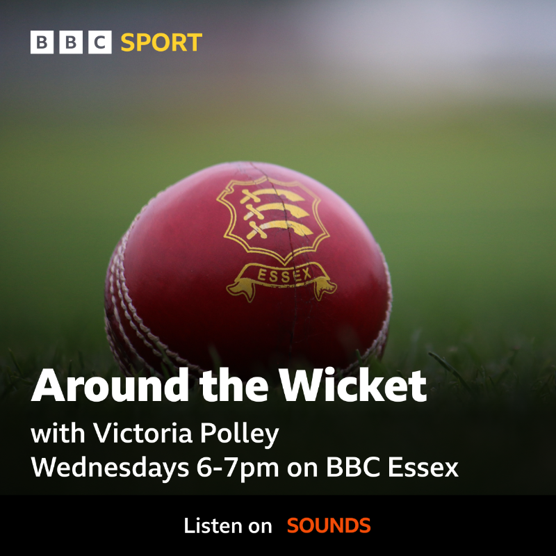 BBCEssexSport's tweet photo. COMING UP 📻

The penultimate show of the series with @VictoriaPolley features...

🏏 @Sunriserscrick success
🏏 @kevinhowells100 on #CountyChampionship
🏏 @OSSCC_1983
🏏 Essex club cricket season round-up