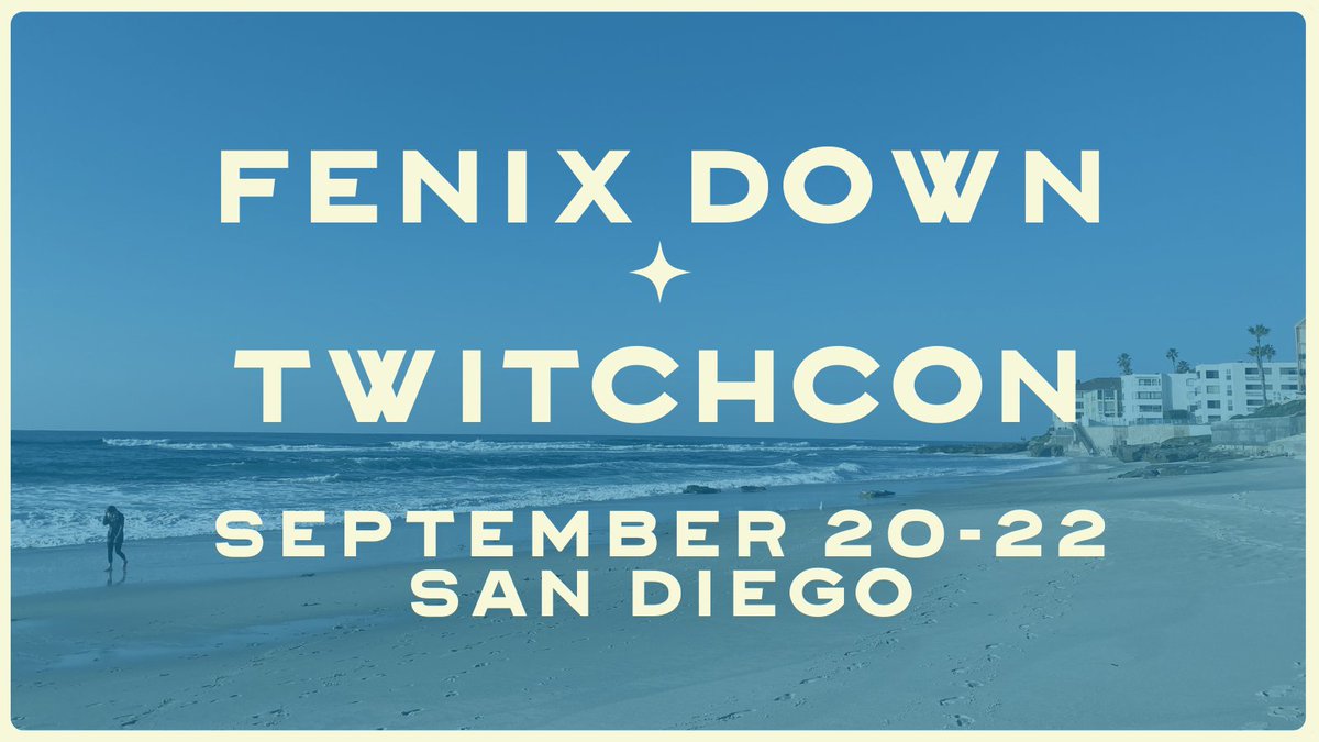 FenixDownCo's tweet image. The Fenix Down team will be in attendance as TwitchCon returns to San Diego. 

If you&apos;re looking for opportunities to work with creators or you&apos;re a creator yourself interested in learning more about Fenix Down, we&apos;d love to connect with you.