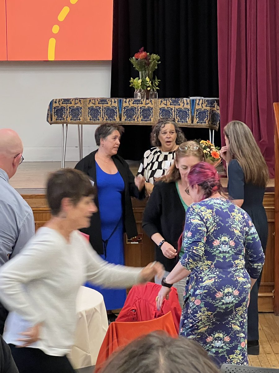 ncbtweets's tweet photo. ‘Over to you @lambeth_council’ says @AnnaFeuchtwang as she hands over responsibility for parts of @LeapLambeth’s legacy to the enthusiastic council team. We close the day with a ‘This is your life’ tribute to @Laura_LEAP. Well done Laura and goodbye from the #10yearsofLEAP event. https://t.co/d9BMUnk3ie