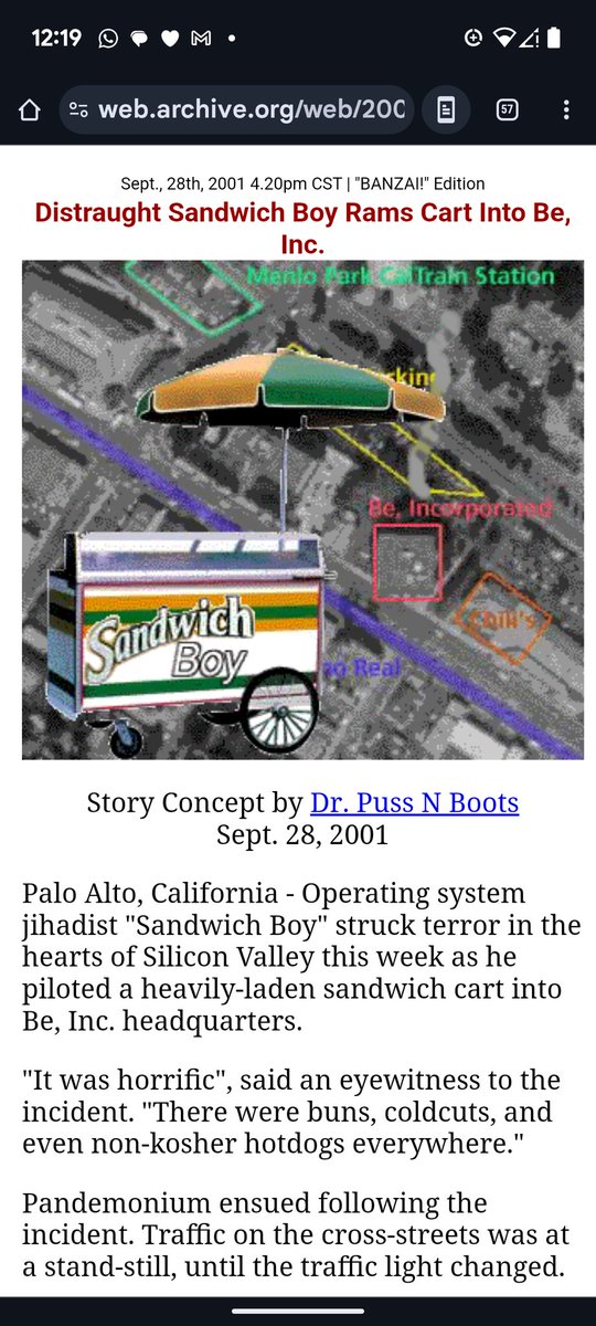 babyTeeVee's tweet image. I published this a little over two weeks after #911. #BeOS

web.archive.org/web/2008032006…