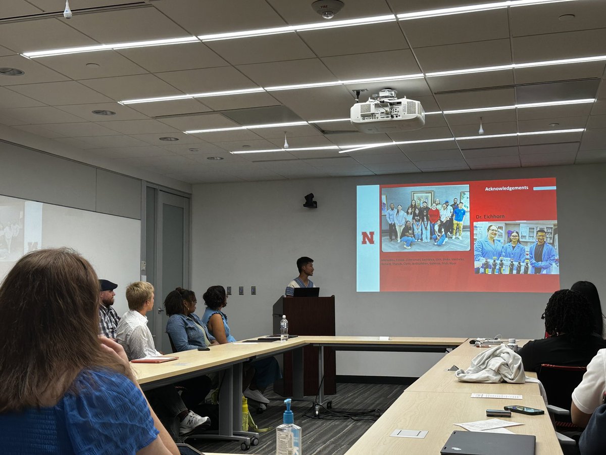This past summer, we had the pleasure of hosting two incoming freshmen, Noor Hammad and Eh Ta Taw, from the UNL STEM power program. Congratulations to both on completing the program, and best of luck in your degree pursuits!
