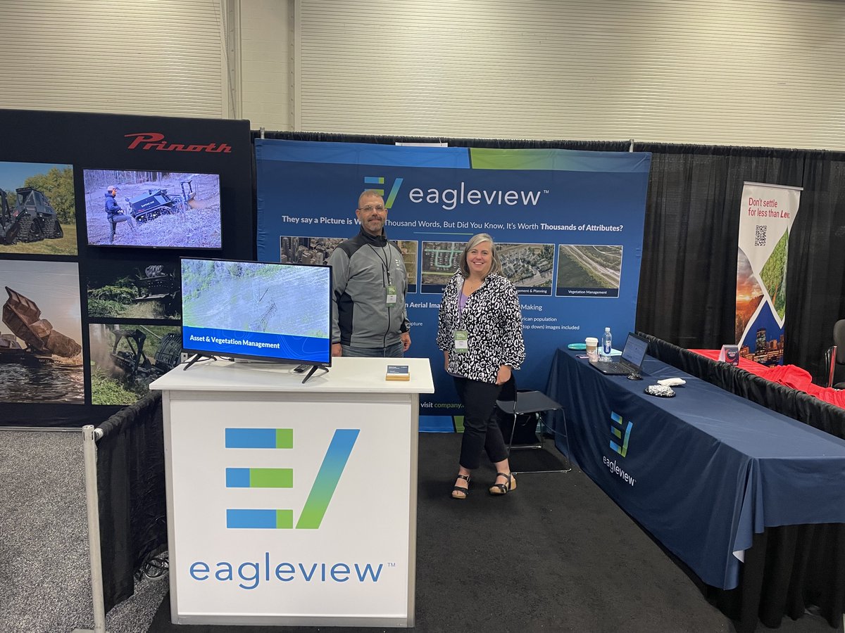 EagleViewTech's tweet image. We&apos;re here at the Trees &amp;amp; Utilities Conference in Fort Worth, TX! 🌳⚡ 

We&apos;re excited to showcase how EagleView’s high-resolution aerial imagery is transforming vegetation management and utility operations. 

 #treesandutilities #imagery