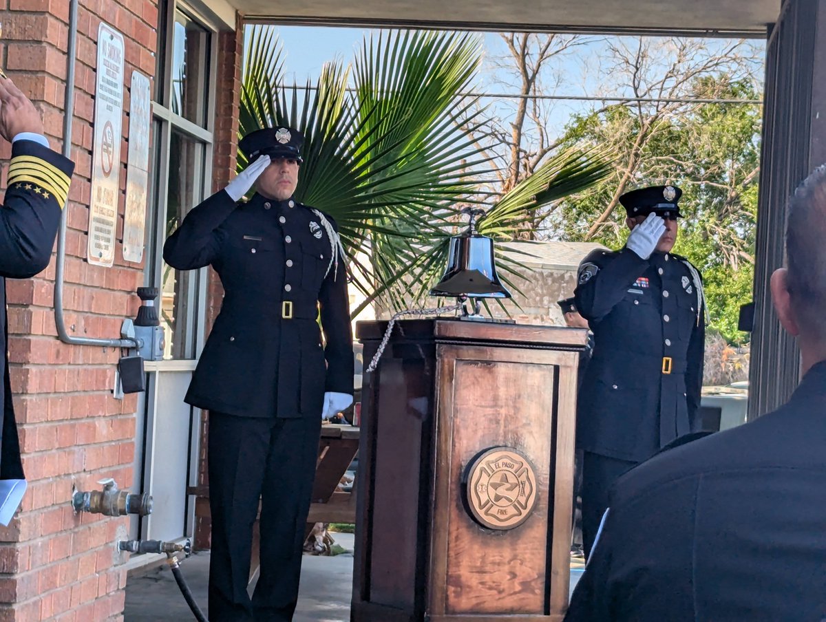 FBIElPaso's tweet image. FBI - El Paso: Today #FBIEP attended the #EPFD 23rd 9/11 Anniversary ceremony. We were honored to remember those lives lost and the fellow brothers and sisters in uniform who sacrificed their lives to save others. We will #NeverForget #Sept11