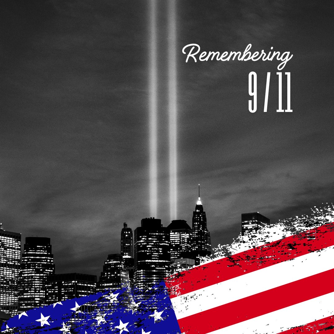 On this day, we honor the memory of those we lost on September 11th and the bravery of all who responded. Together, we remember their sacrifice and the strength of our nation.