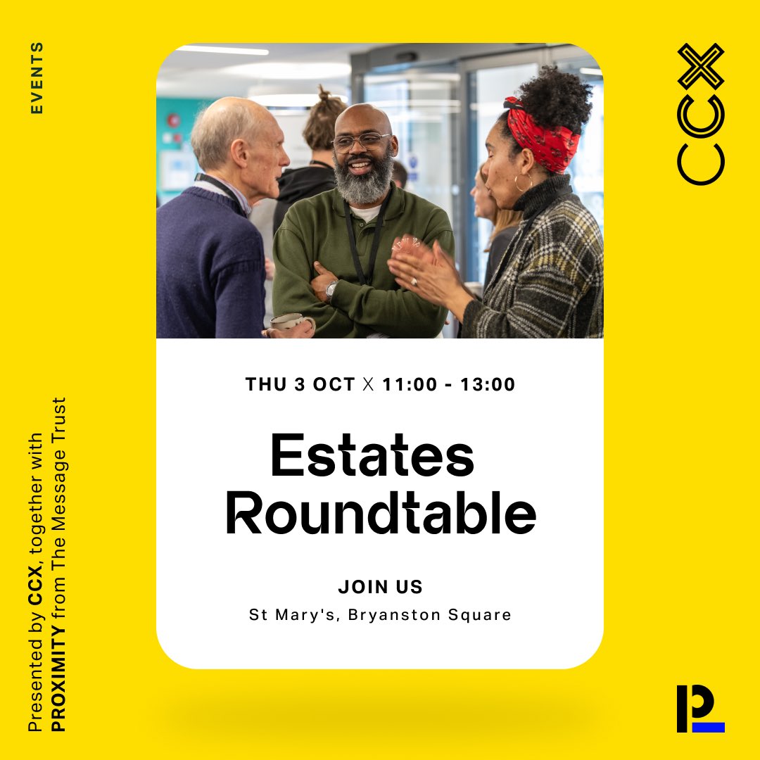 Estates Roundtable
Join us for a free gathering where those passionate about working on estates and in low-income communities can come together to connect, pray, and support one another.

Don’t miss this chance to share insights, build connections, and be part of a like-minded