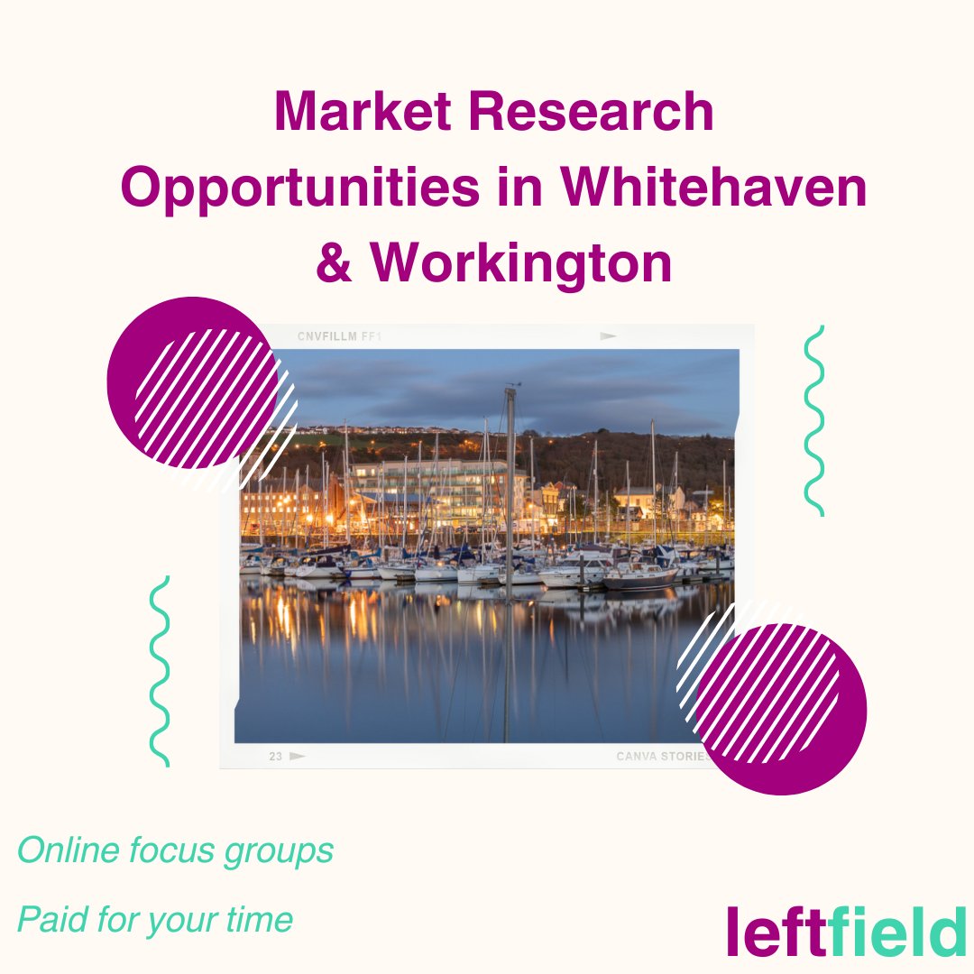 Sign up for our upcoming market research opportunities for residents of Whitehaven &amp; Workington! Please share with any friends or family you might have in the area. forms.gle/jjJ78rNDyWPJeF… #whitehaven #workington #marketresearch #paidresearch  #cumbria <a href="/WhitehavenNews/">Whitehaven News</a>