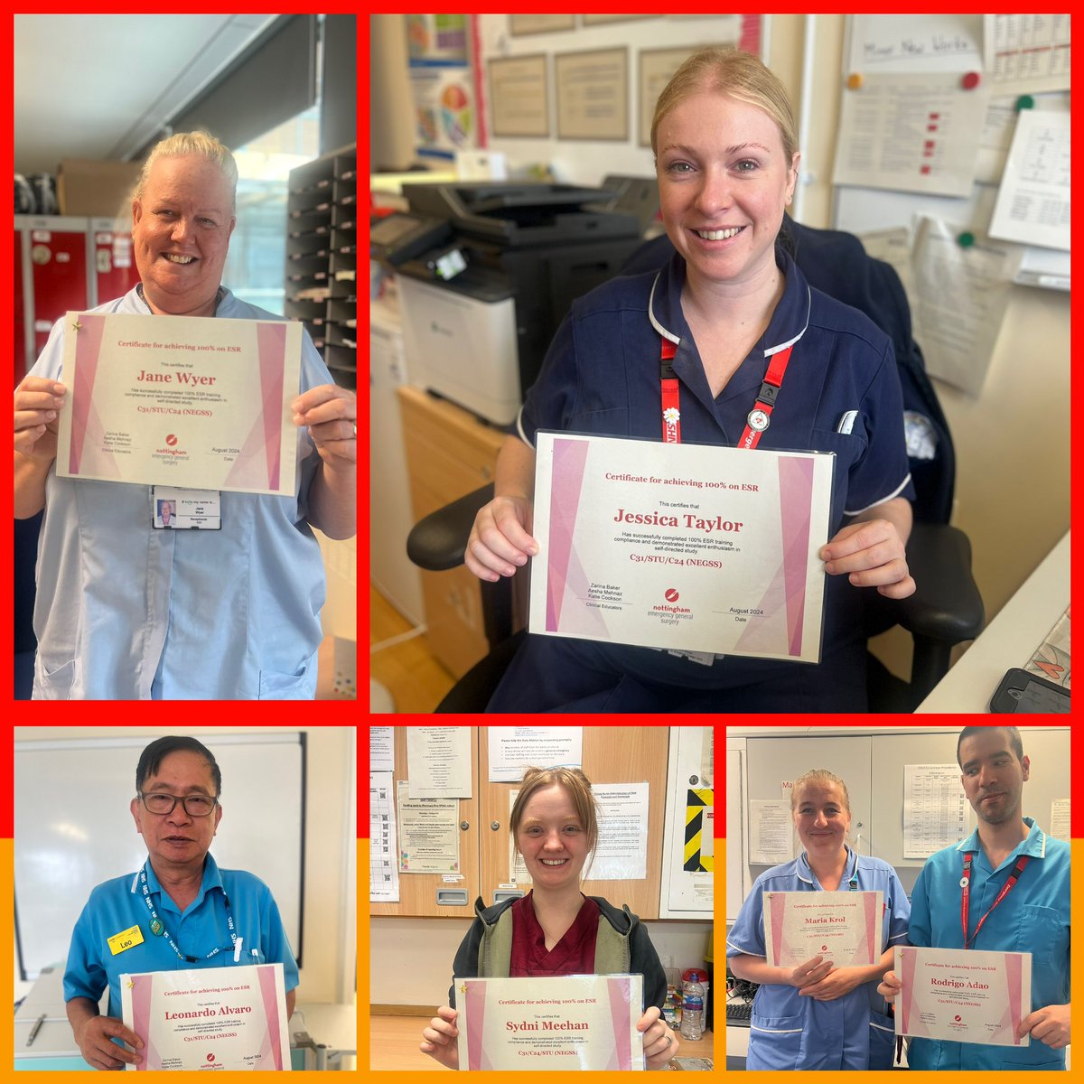 Well done guys 💯 ESR !!! More certificates to be handed in coming days 🙌🙌🙌