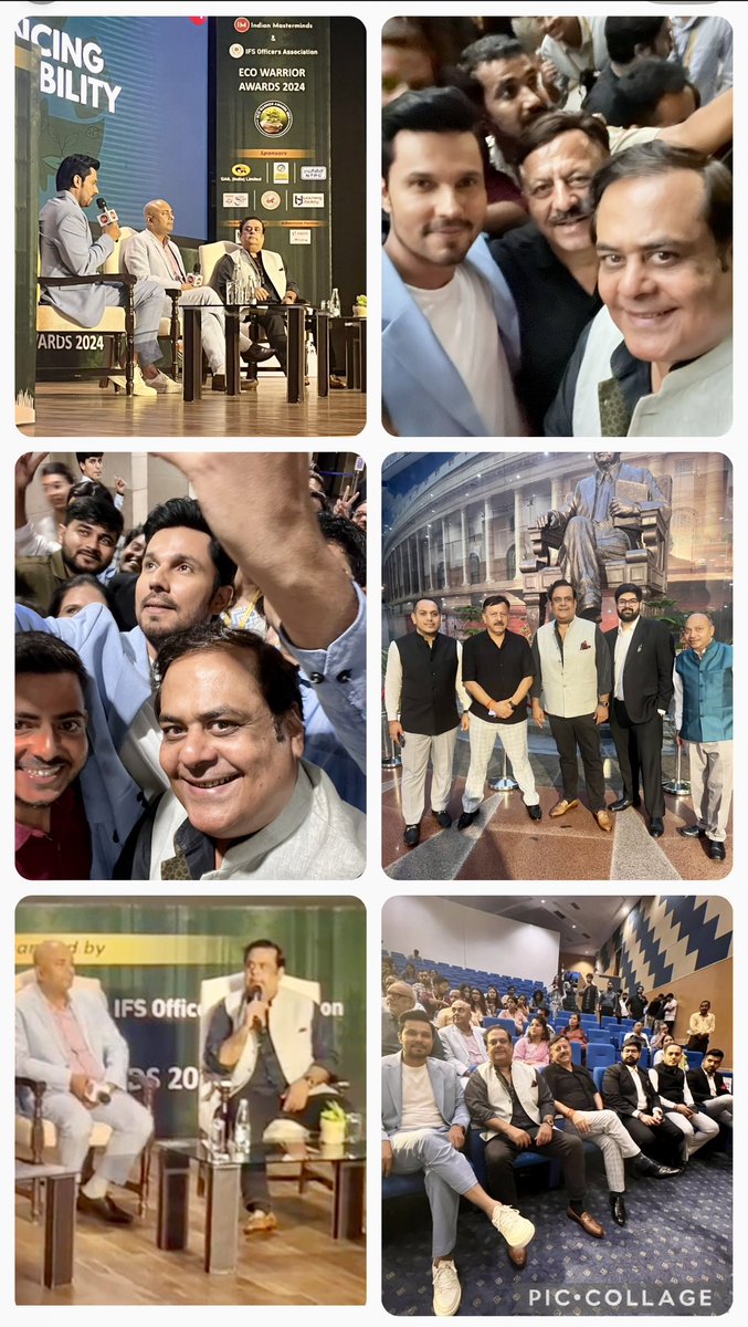 rahulmittra13's tweet photo. Loved being at the  #EcoWarriorAwards2024 along with buddy @RandeepHooda &amp; @bhupendrachaube and speaking on influencing sustainability and interacting with environmental leaders, youth &amp; senior government officials. https://t.co/c6dEJqVug1